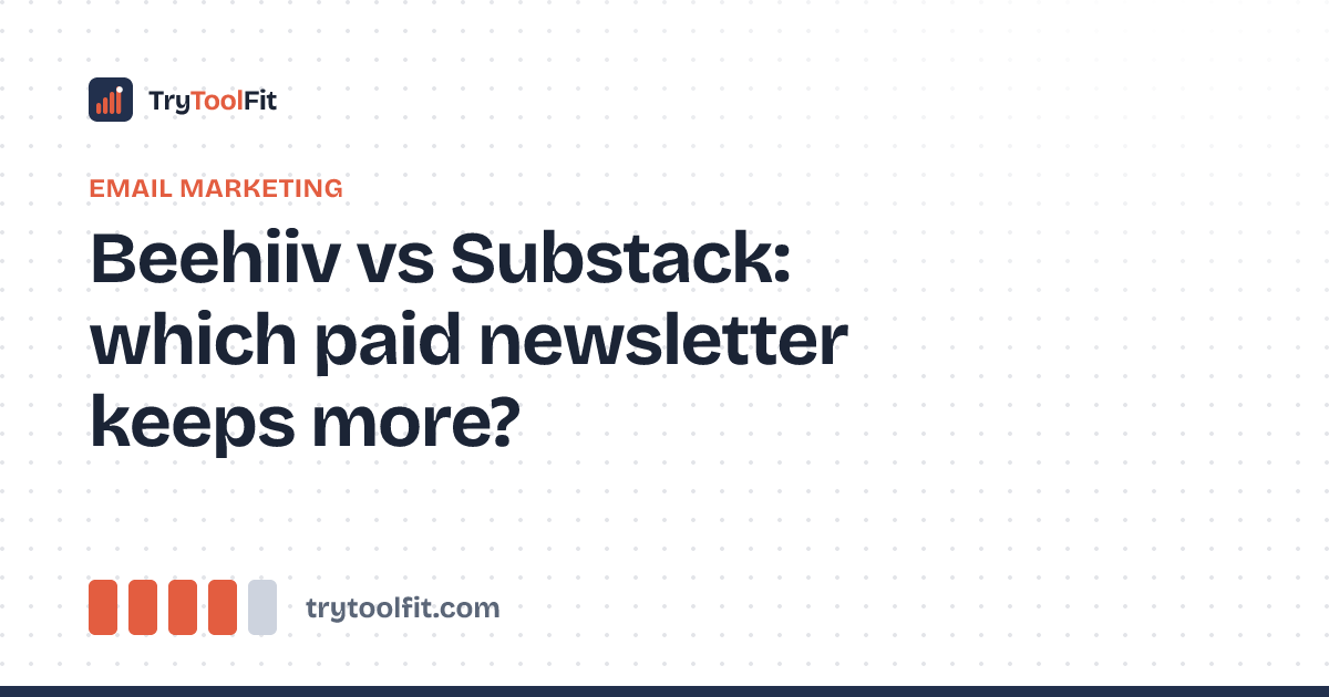 Beehiiv vs Substack: which paid newsletter keeps more?