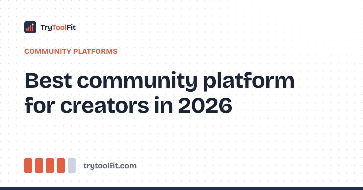Best community platform for creators in 2026