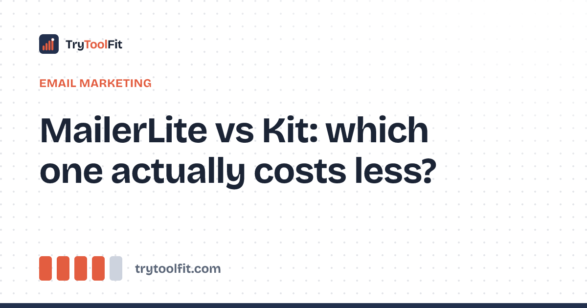 MailerLite vs Kit: which one actually costs less?